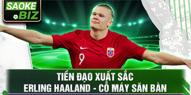 Tiền đạo xuất sắc Erling Haaland - Cỗ máy săn bàn